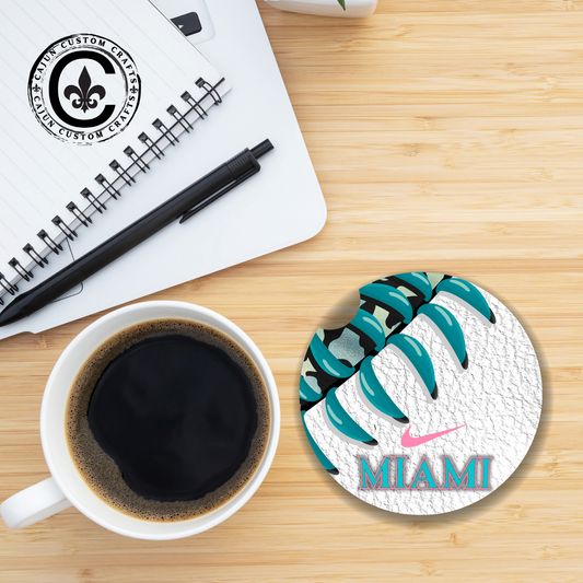 Miami Rec Team Car Coasters, style 3