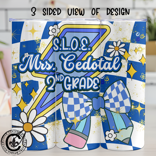 Personalized 20oz Skinny Tumblers