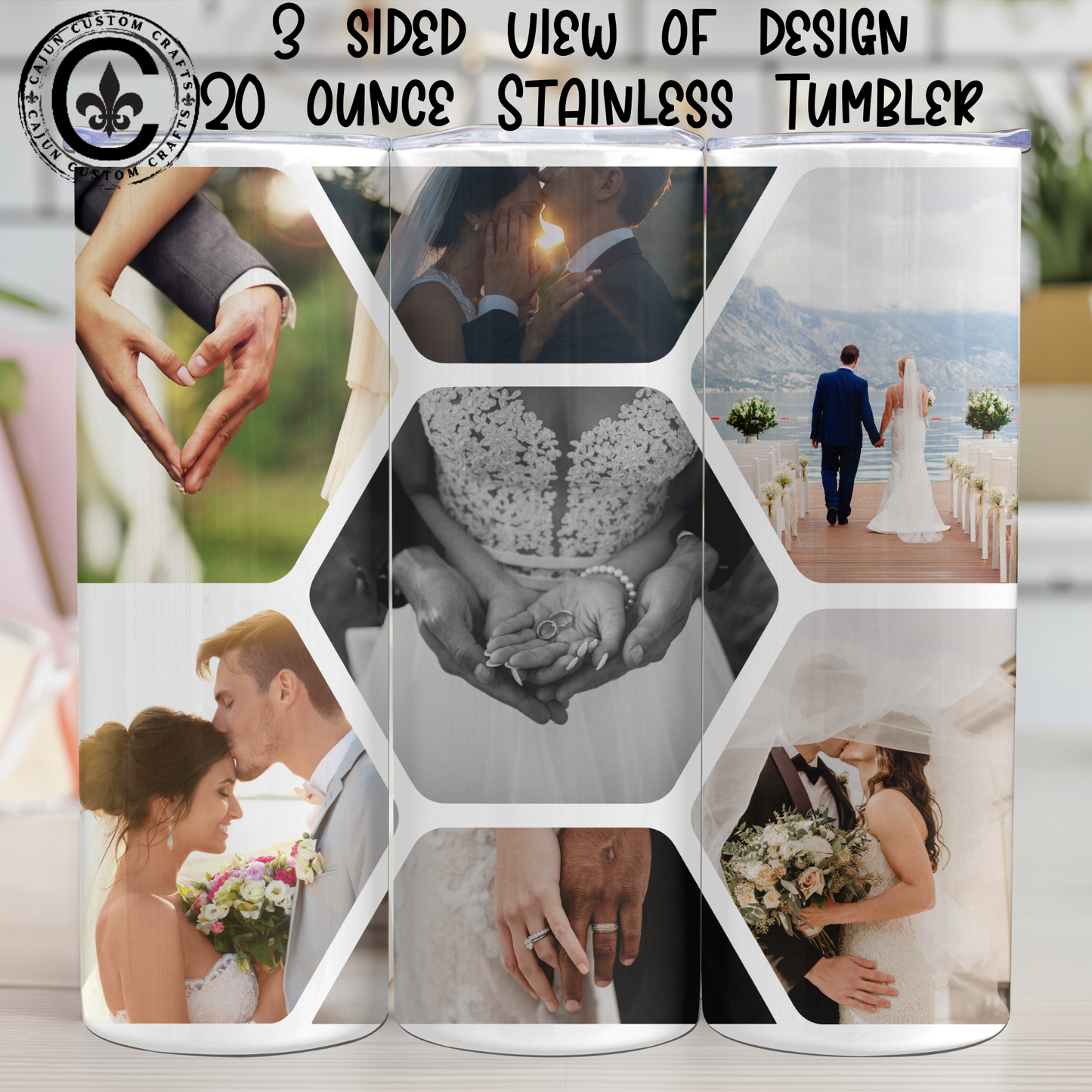 Personalized Gift, 20 ounce Tumbler, Your Pictures, Names, Sayings, Any Holiday, Birthday, Mother's Day, Father's Day, Christmas, Bridal Party, BFFs, Grandparent, Memorial