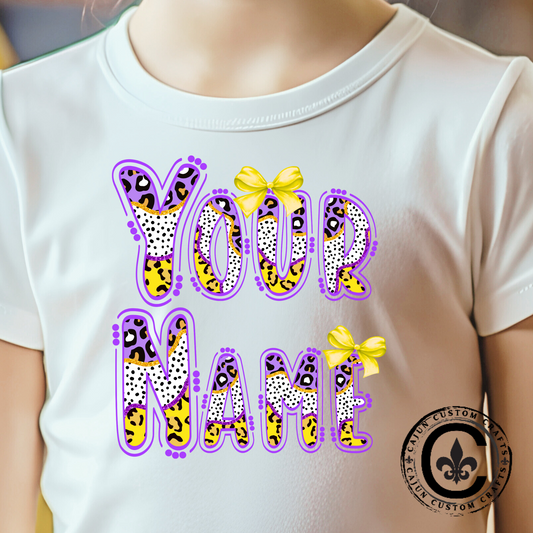 Personalized Tiger's Softstyle Tee - LSU, Baton Rouge