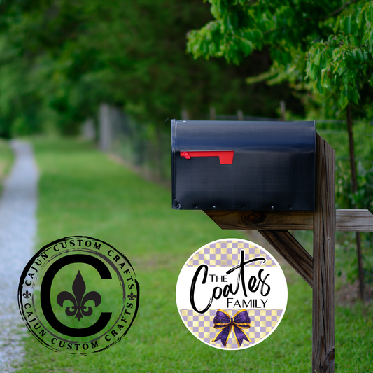 Personalized Mailbox Signs, Double Sided, UV Resistant (you can also use these on the door, and inside decor too)