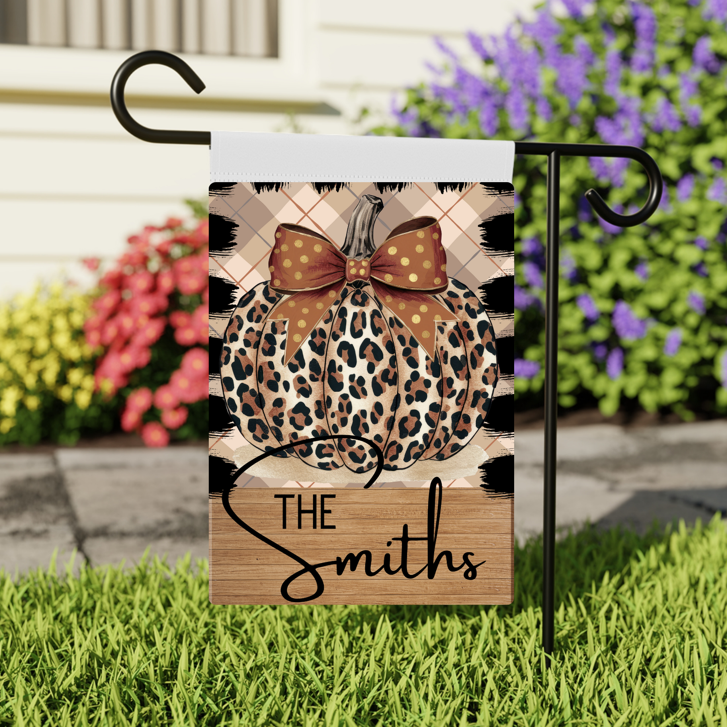 Personalized Yard Flags, 12x18, Burlap or Polyester
