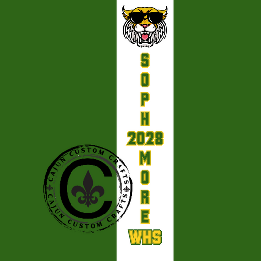 Walker High, sophomore Sash, style 2