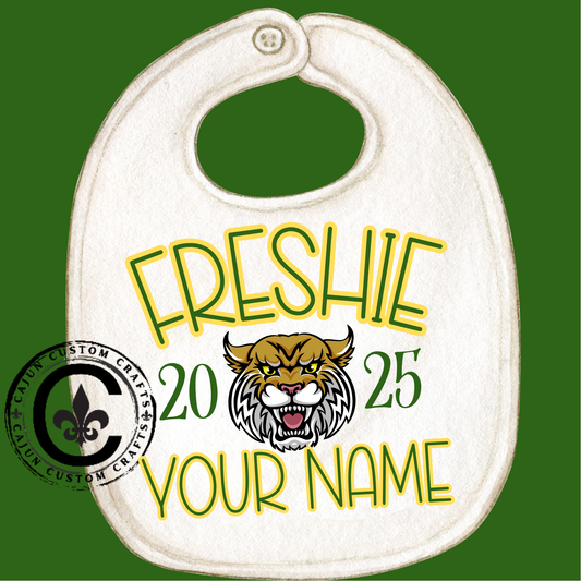 Personalized Walker High, Freshman Bibs