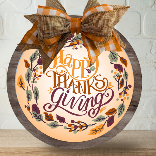 Fall, Happy Thanksgiving Home Decor sign