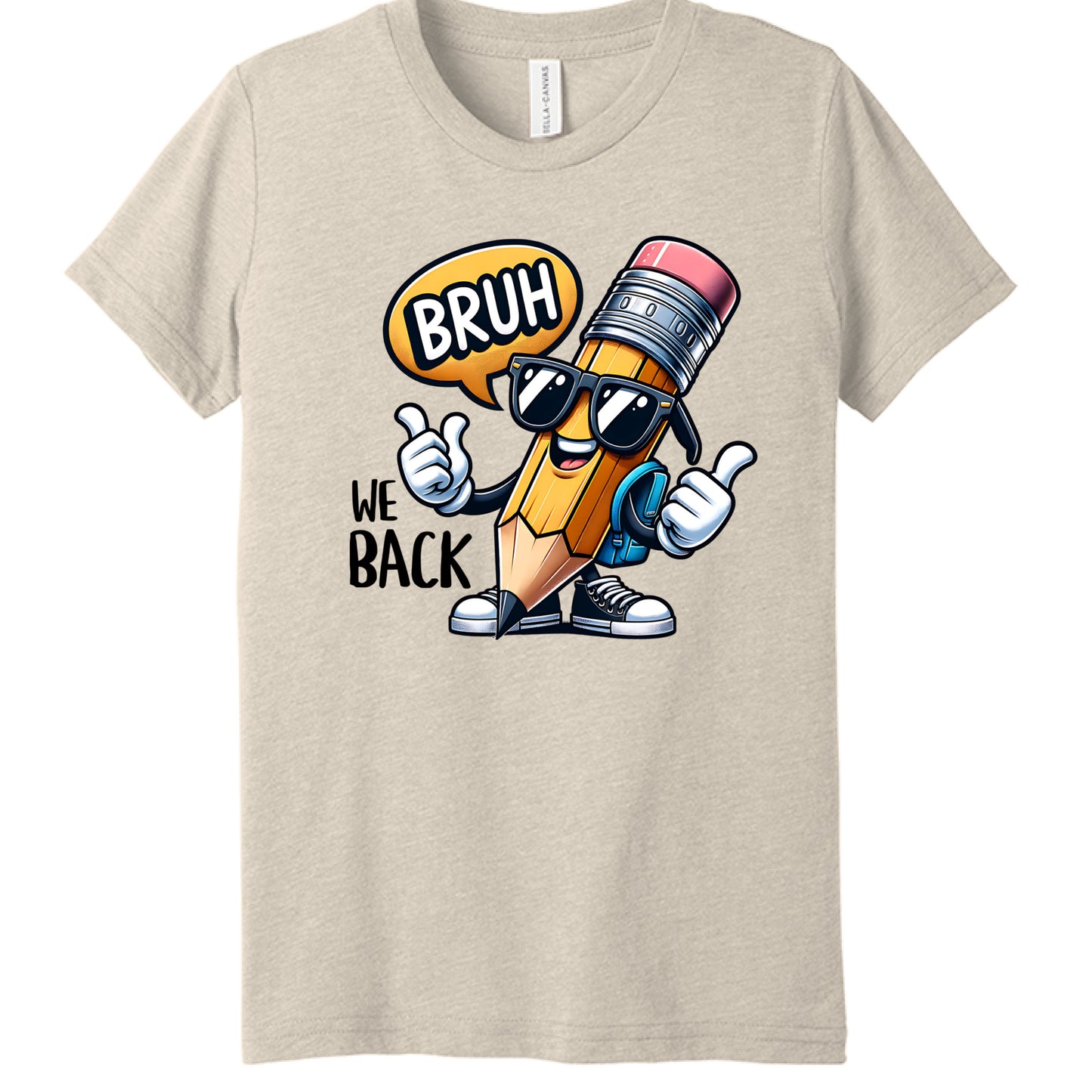 Solid Natural Triblend - FRONT