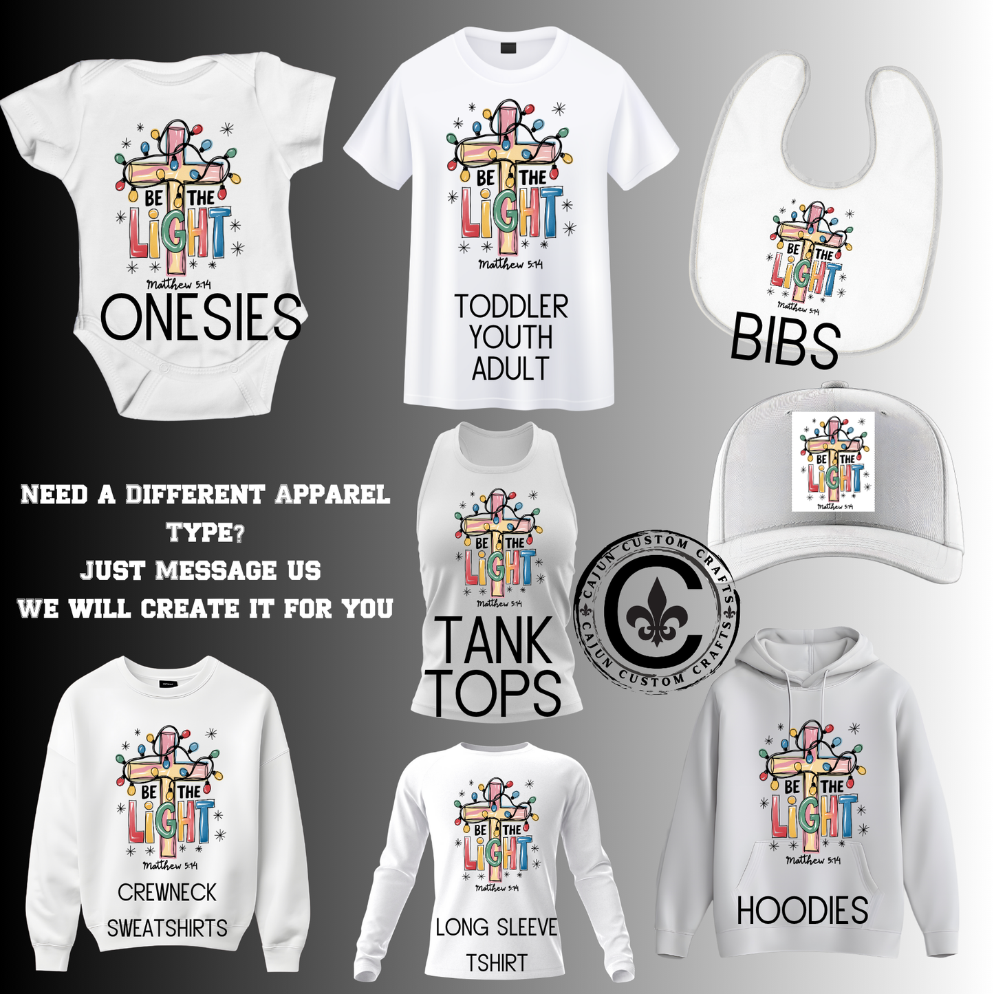 Be the Light, Cross, Matthew 5:14