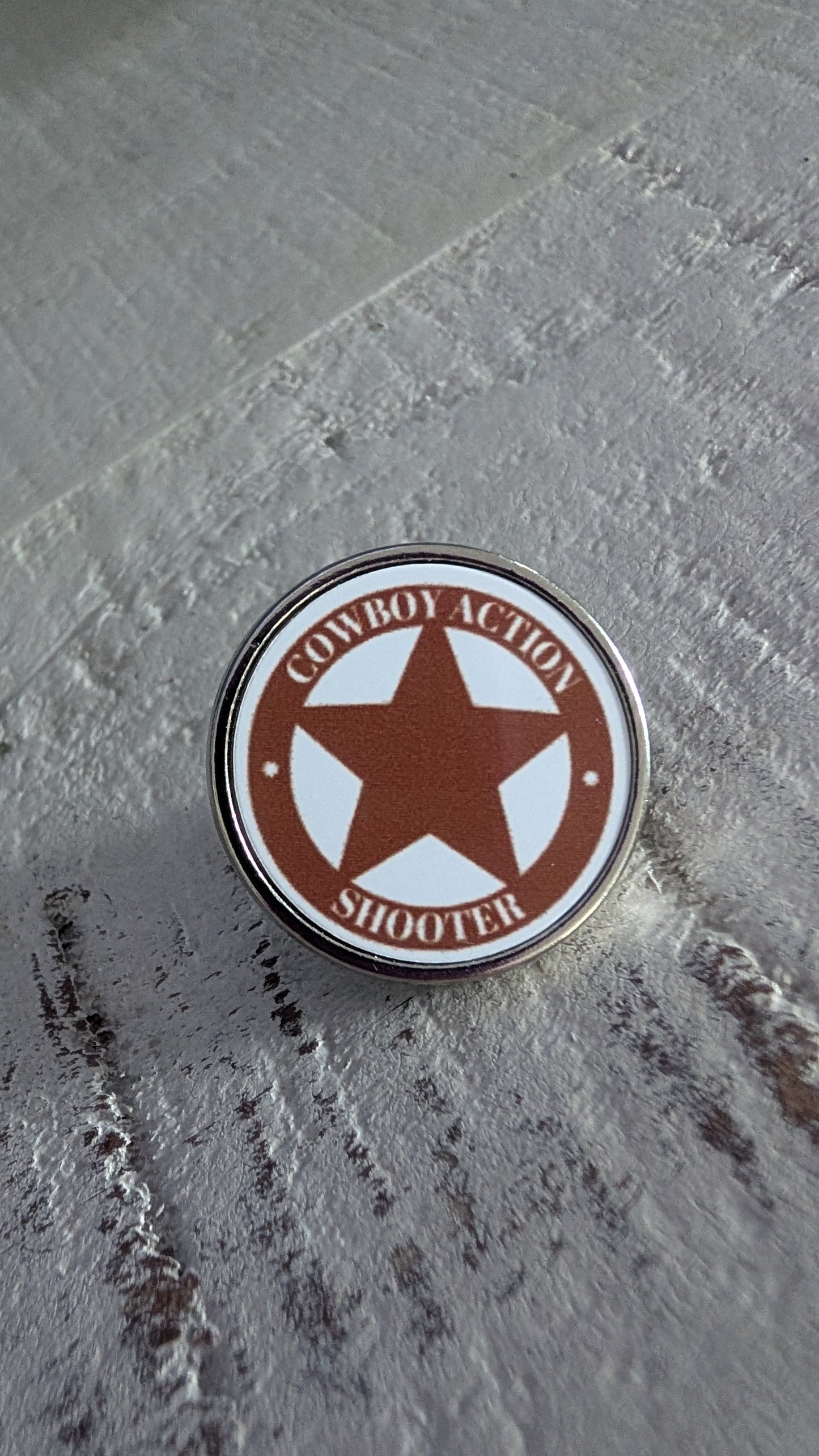 Cowboy Action Shooter, Lapel/Hat pin