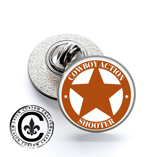 Cowboy Action Shooter, Lapel/Hat pin