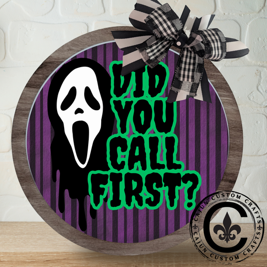 Halloween, Scream Ghost, Did you call first?