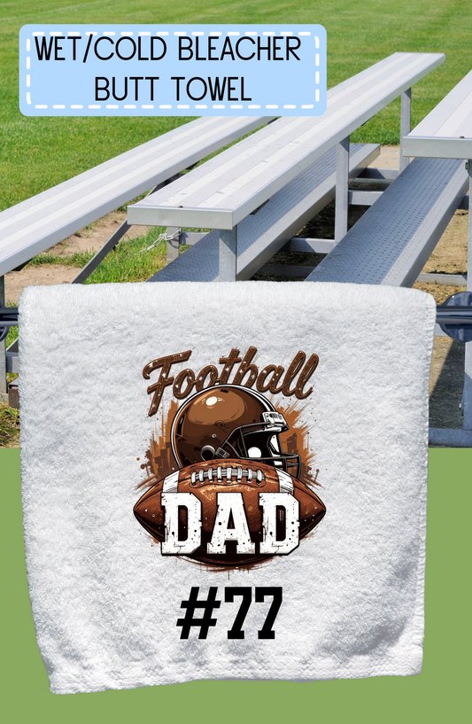Personalized, Bleacher Towels for Hot, Wet, Cold Bleachers