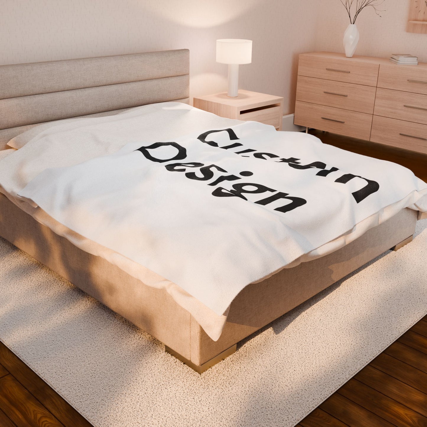 Personalized Custom Velveteen Plush Blanket, Cozy Throw, Dorm Gifts, Snuggly Home Decor, Christmas, Housewarming, Custom Design