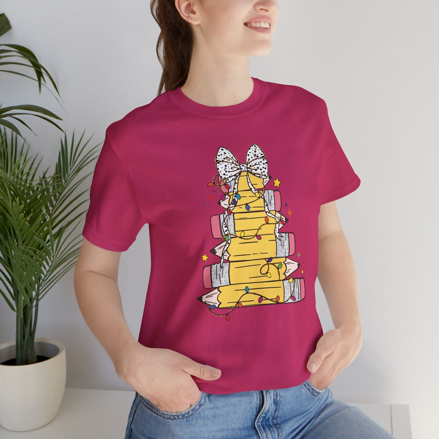 Teacher, Student, School, Pencil Christmas Tree, Educator