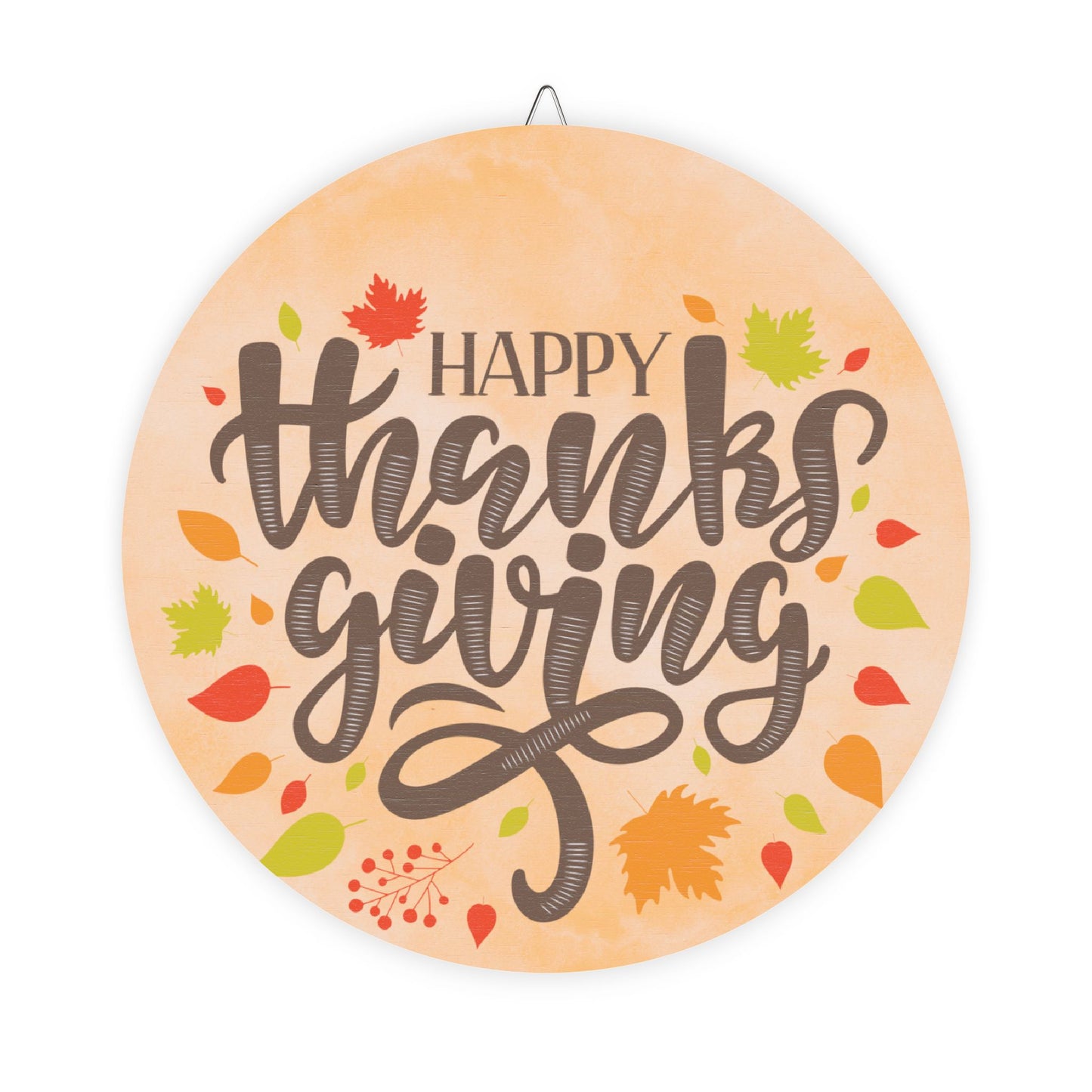 Happy Thanksgiving Door, Decor, Sign, Wreath, Wooden Door Hanger