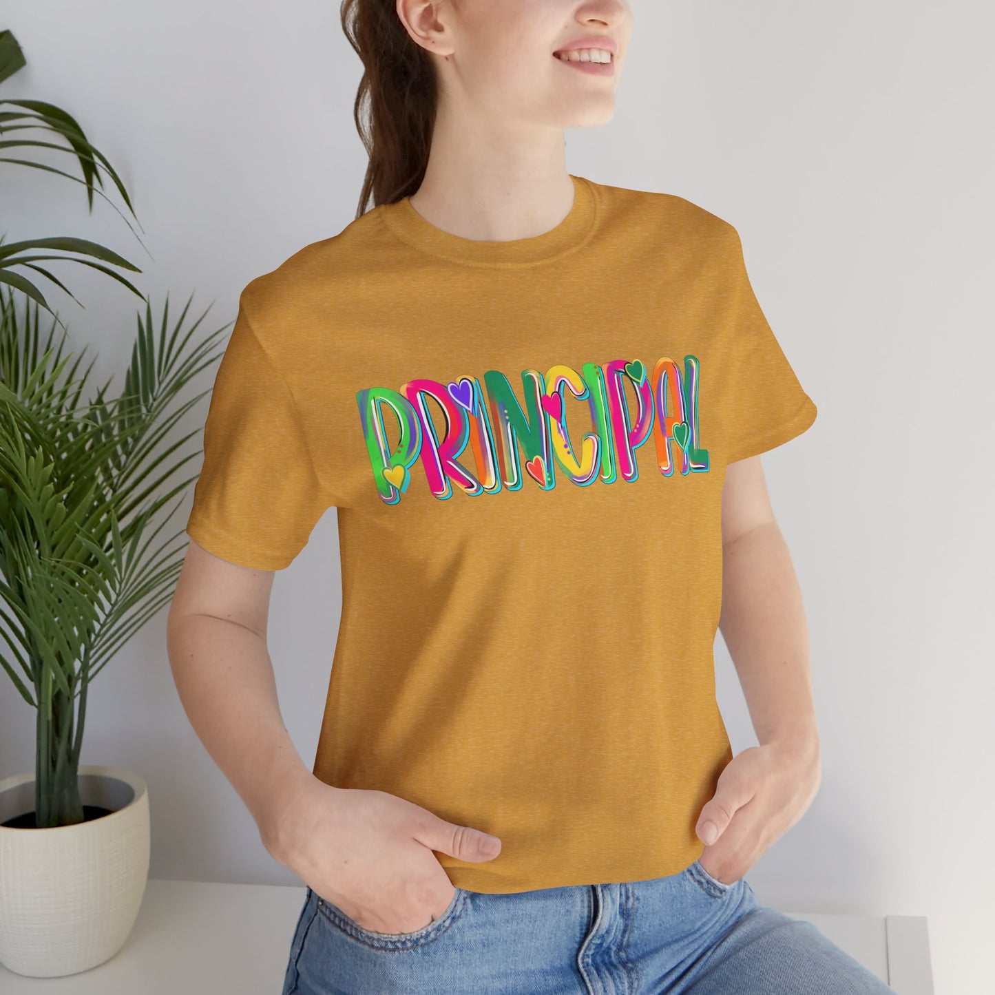 Colorful Principal Tee for Educators, Administration, School