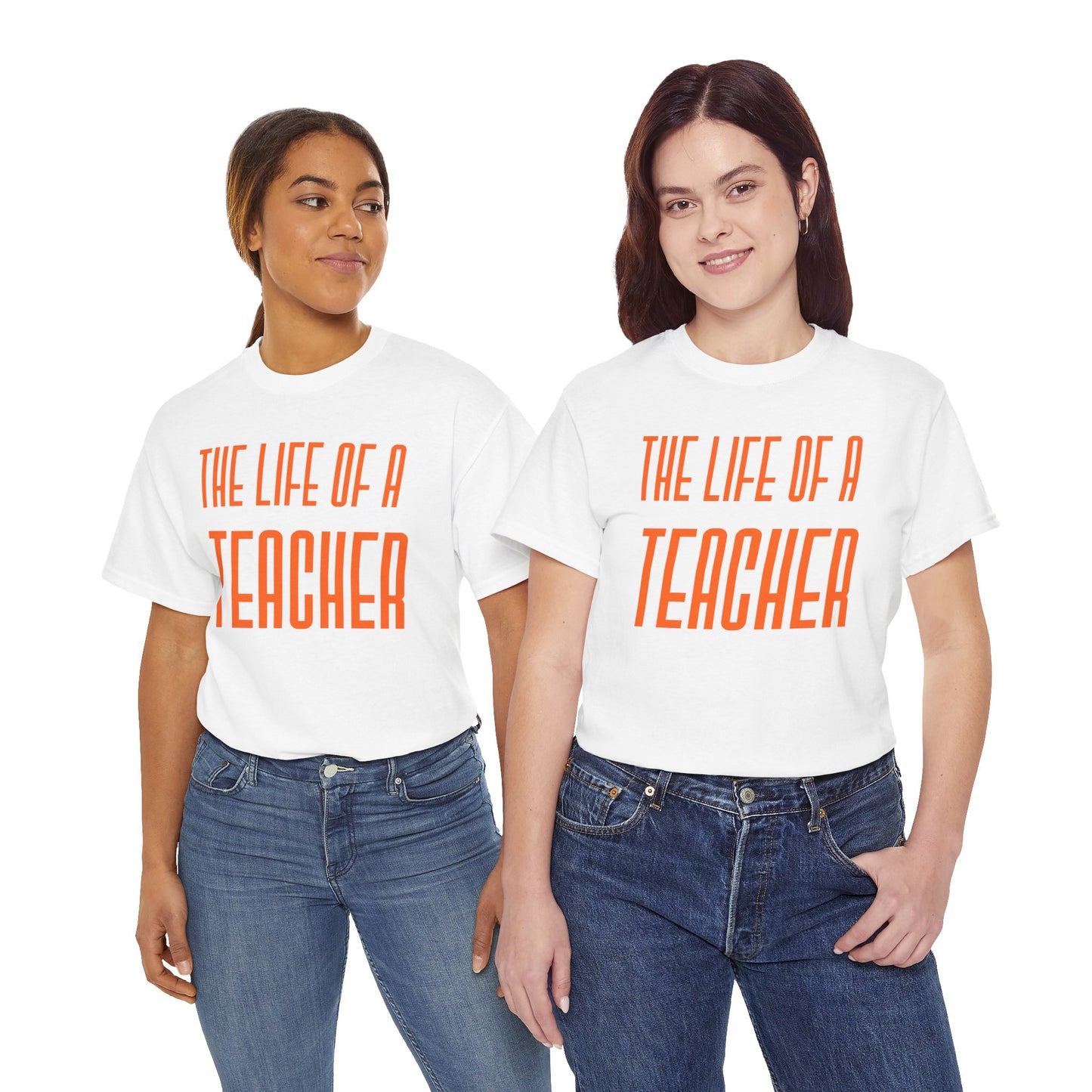 The life of a Teacher  Tee - Unisex Heavy Cotton T-Shirt, Music Teacher Gift, Music Lover Shirt, TS12 12 Swiftie