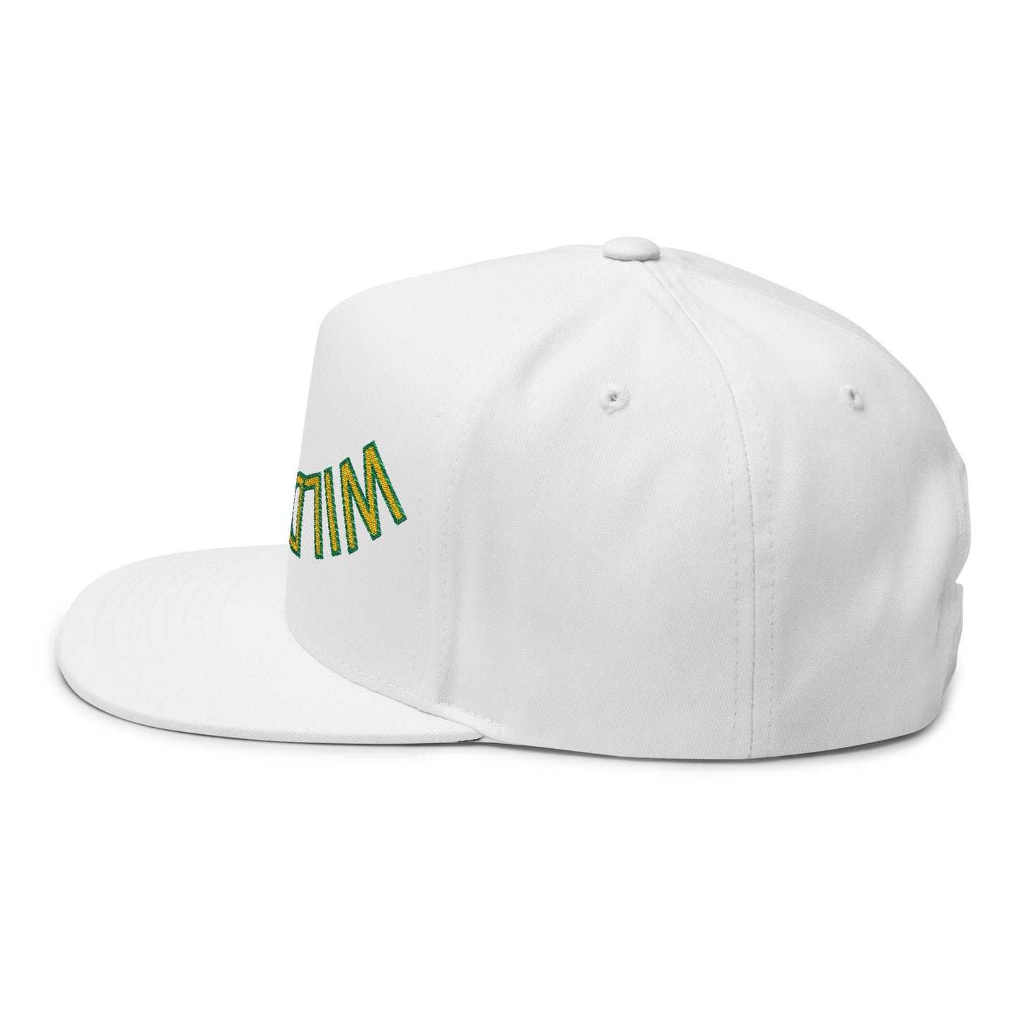 Upside down Wildcats, Embroidered Flat Bill Cap - Wildcats, Urban Streetwear Hat, Cool Summer Accessory, Gift for Him/Her, Trendy Headwear