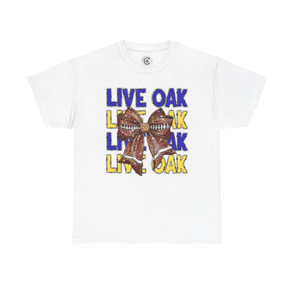 Live Oak Eagles Football Tee, Unisex Cotton Shirt, Sports Fan Apparel, Game Day Outfit, Team Spirit Clothing