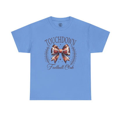 Touchdown Football Club Unisex Cotton Tee - Perfect for Game Day, Sports Fans, Gifts for Coaches, Tailgating, Football Season