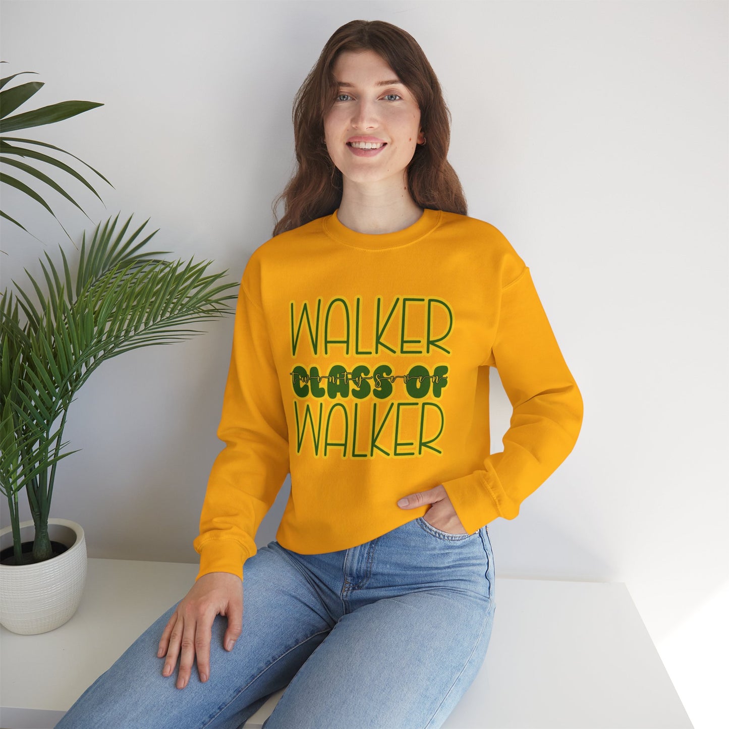 Copy of Class of 27 Crewneck Sweatshirt, Walker, Louisiana, Wildcats, Stacked Walker