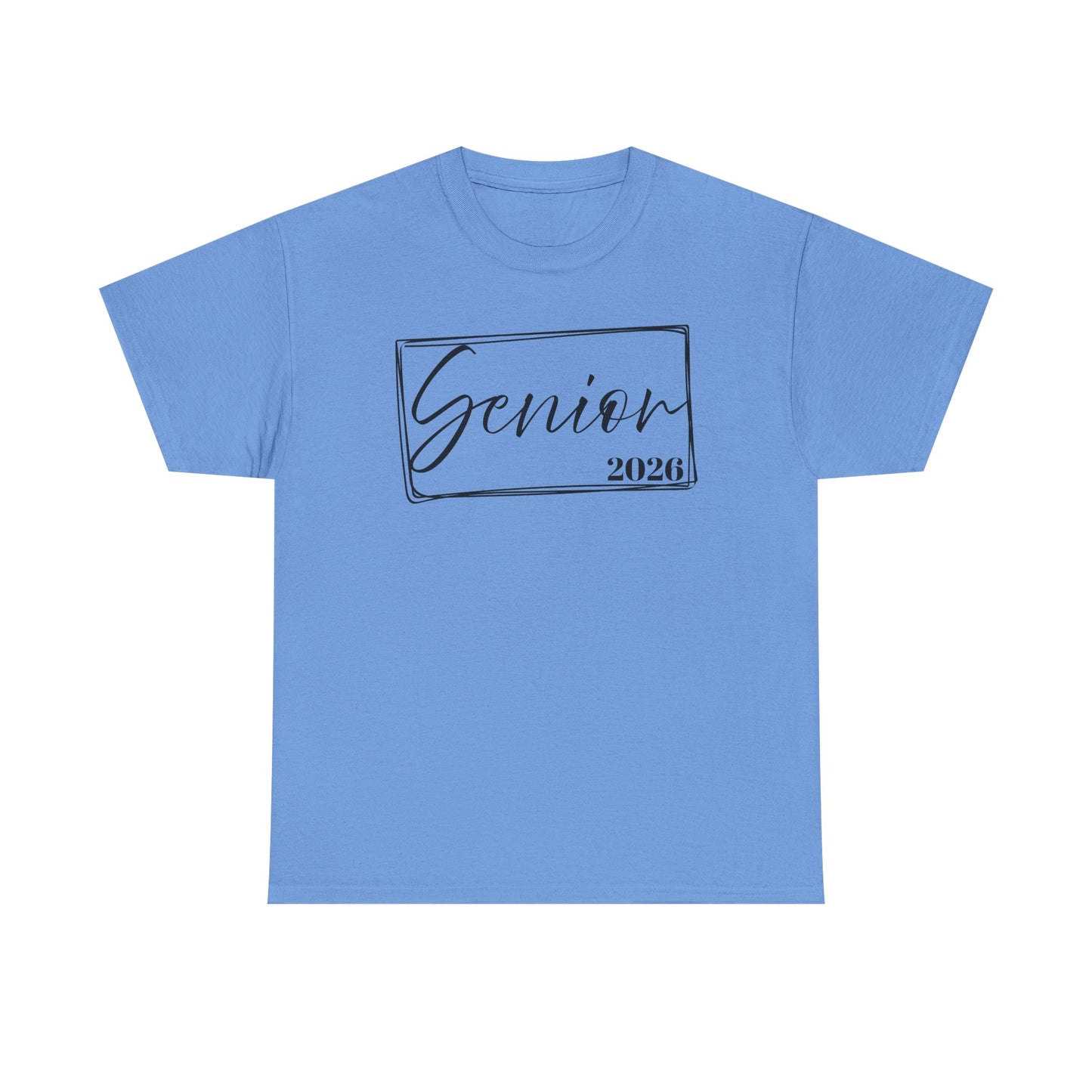 Senior 2026 Unisex Heavy Cotton Tee, Back to School Shirt, Teacher Gift, Kids Clothing, Classroom Style, Educational Apparel