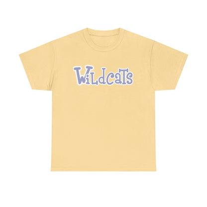 Blue Wildcats Unisex Tee, Cute Cotton Shirt, School Spirit Apparel