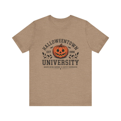Halloween Pumpkin University Tee, spooky, fall
