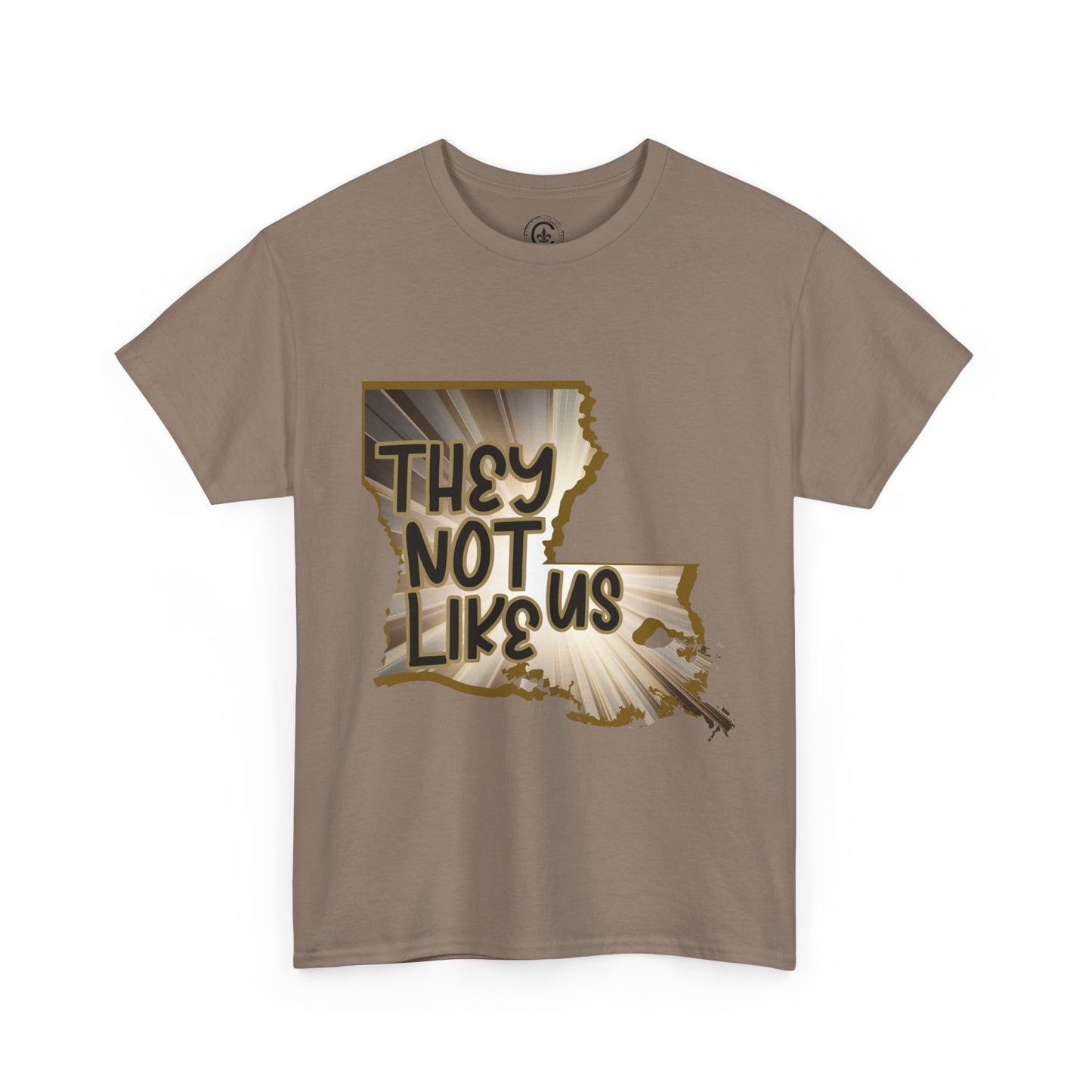 Louisiana Pride Unisex Heavy Cotton Tee | They Not Like Us, Southern Statement Shirt, Gift for Locals, Casual Wear, Streetwear