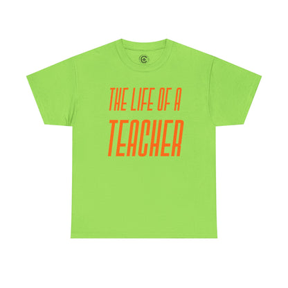 The life of a Teacher  Tee - Unisex Heavy Cotton T-Shirt, Music Teacher Gift, Music Lover Shirt, TS12 12 Swiftie