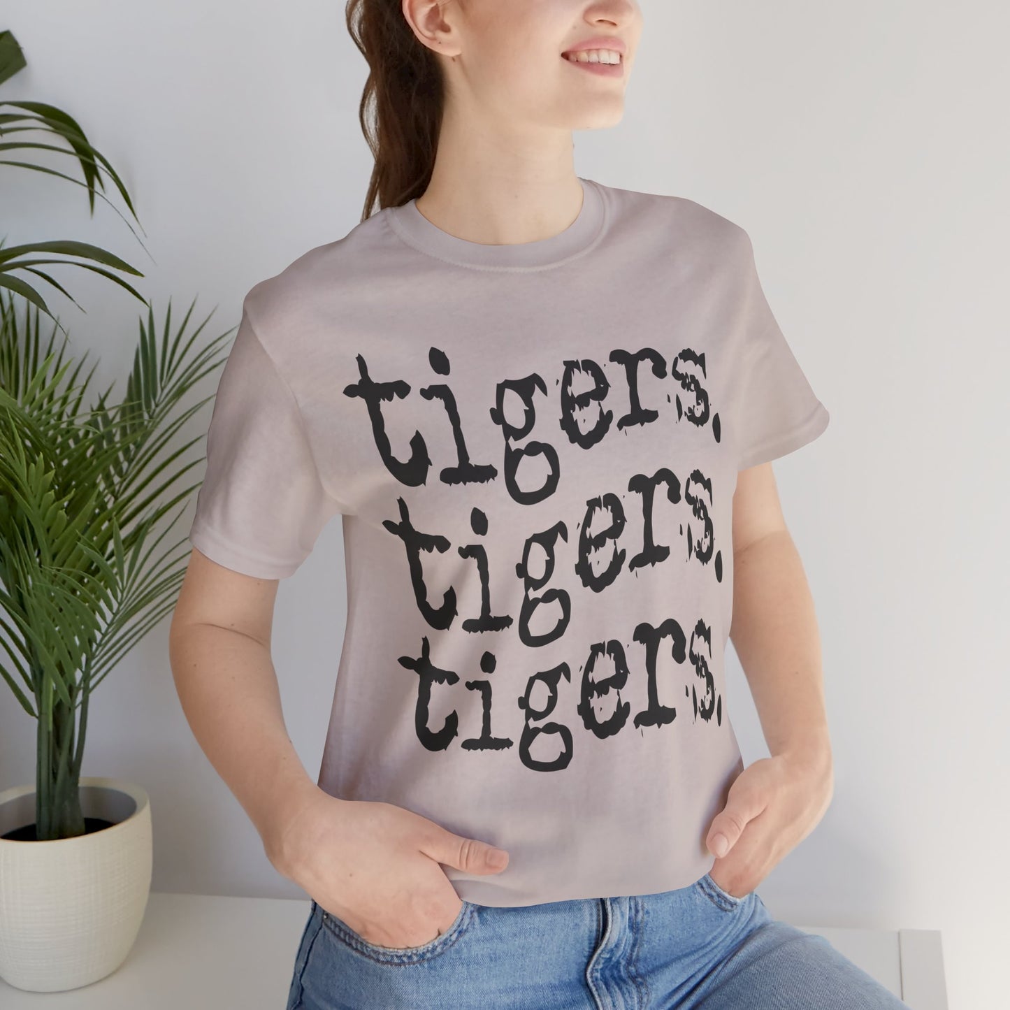 Tigers, Stacked, Tshirt, Unisex, Period, LSU
