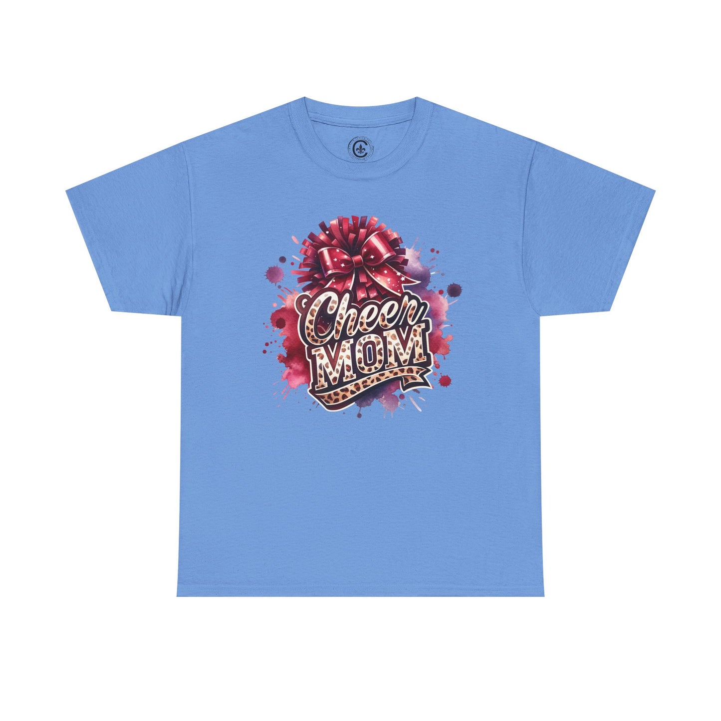 Cheer Mom Unisex Heavy Cotton Tee | Cheerleading Gift, Sports Apparel, Team Spirit Shirt, Mom T-Shirt, Game Day Outfit