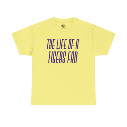 The life of a Tiger Fan  Unisex Heavy Cotton T-Shirt Music Lover Shirt, TS12 12 Swiftie, lsu. tigers
