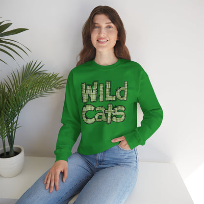 Wild Cats Crewneck Sweatshirt, Cozy Unisex Sweatshirt, Perfect Gift for Birthdays, Casual Wear, Wildcat Theme Apparel, Walker, La WHS, WJH