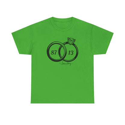 Wedding of the Century, 87 & 13, It's a Love Story Unisex Heavy Cotton Tee,
