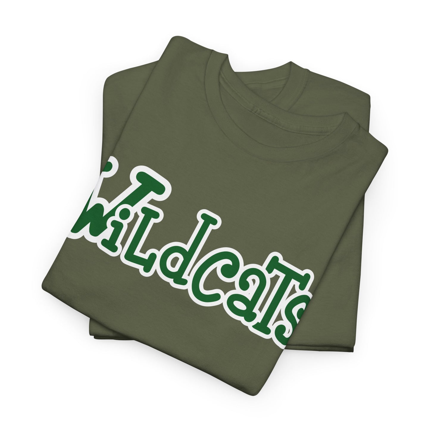 Wildcats Unisex Heavy Cotton Tee - Perfect for Game Day, Casual Wear, Gifts, School Events, Sports Enthusiasts