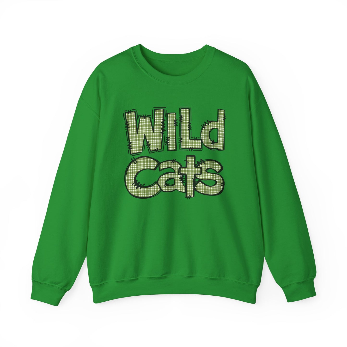 Wild Cats Crewneck Sweatshirt, Cozy Unisex Sweatshirt, Perfect Gift for Birthdays, Casual Wear, Wildcat Theme Apparel, Walker, La WHS, WJH