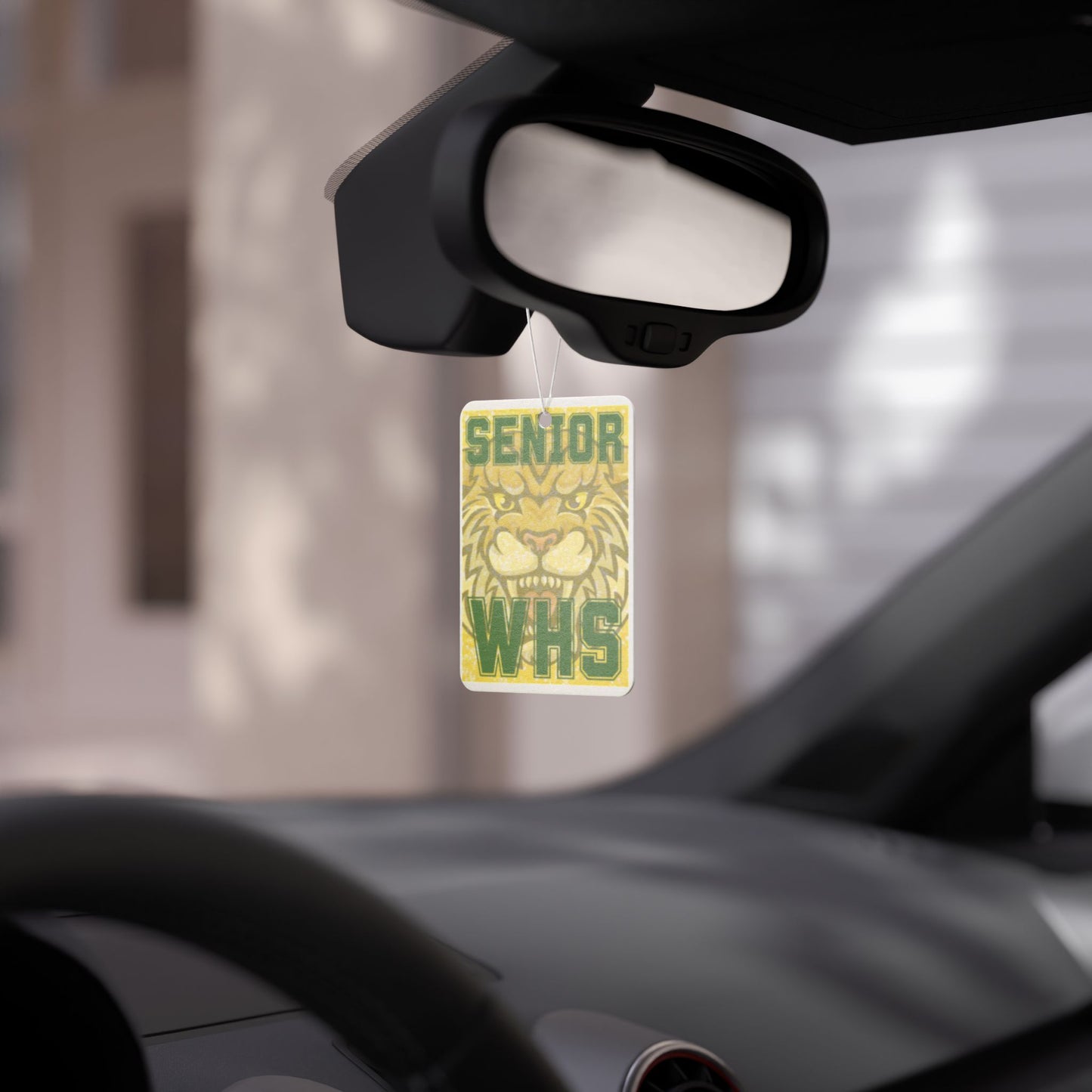 Personalized Senior WHS Wildcat Car Air Freshener, High School Spirit, Car Decor, Gift for Students, Aromatic Freshener, Unique School Pride