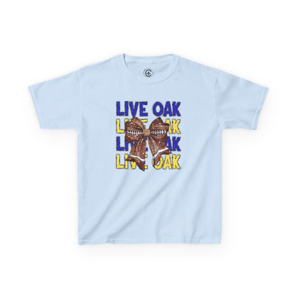 Live Oak Eagles Football Tee for Kids, Youth Sports Shirt, Fun Game Day Outfit, Birthday Gift, Team Spirit Apparel, Family Sportswear