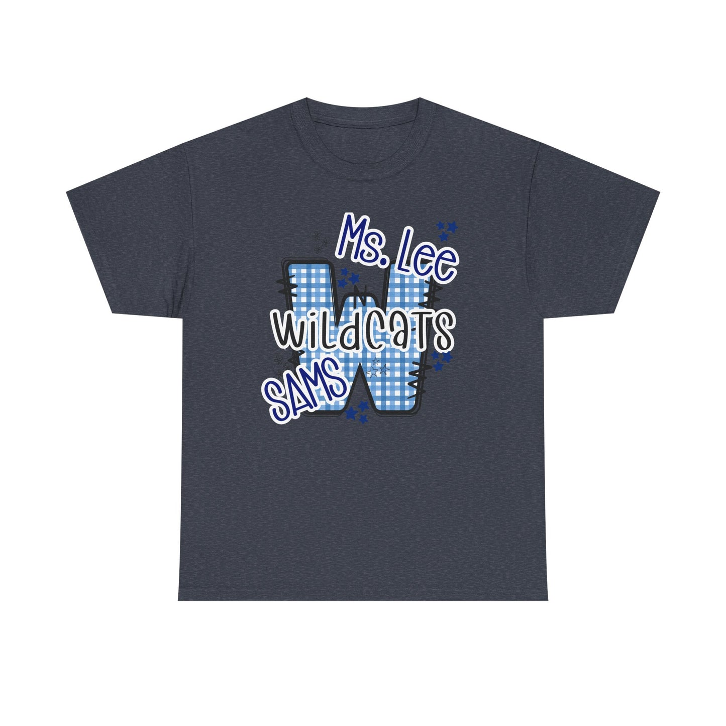 Personalized, SAMS Wildcats, Whimsical on a Unisex Tshirt, St Amant Middle School
