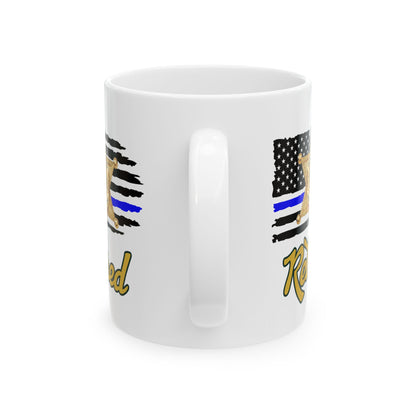 EBRSO DEPUTY Badge, Retired Deputy,  Custom Ceramic Mug, Sheriff Office Coffee Cup, Law Enforcement Gifts, Personalized Mug for Deputies, Unique Gift for Holidays