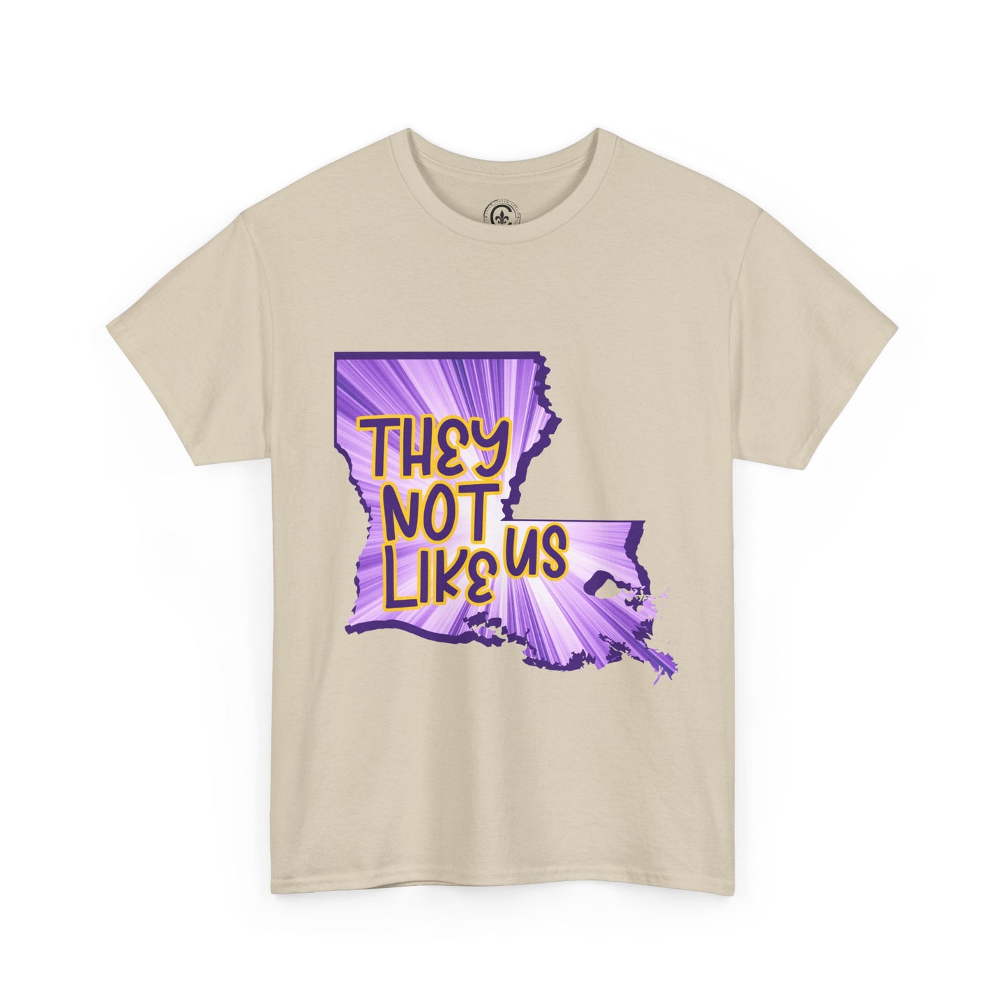 Louisiana Pride Unisex Heavy Cotton Tee | They Not Like Us, Southern Statement Shirt, Gift for Locals, Casual Wear, Streetwear