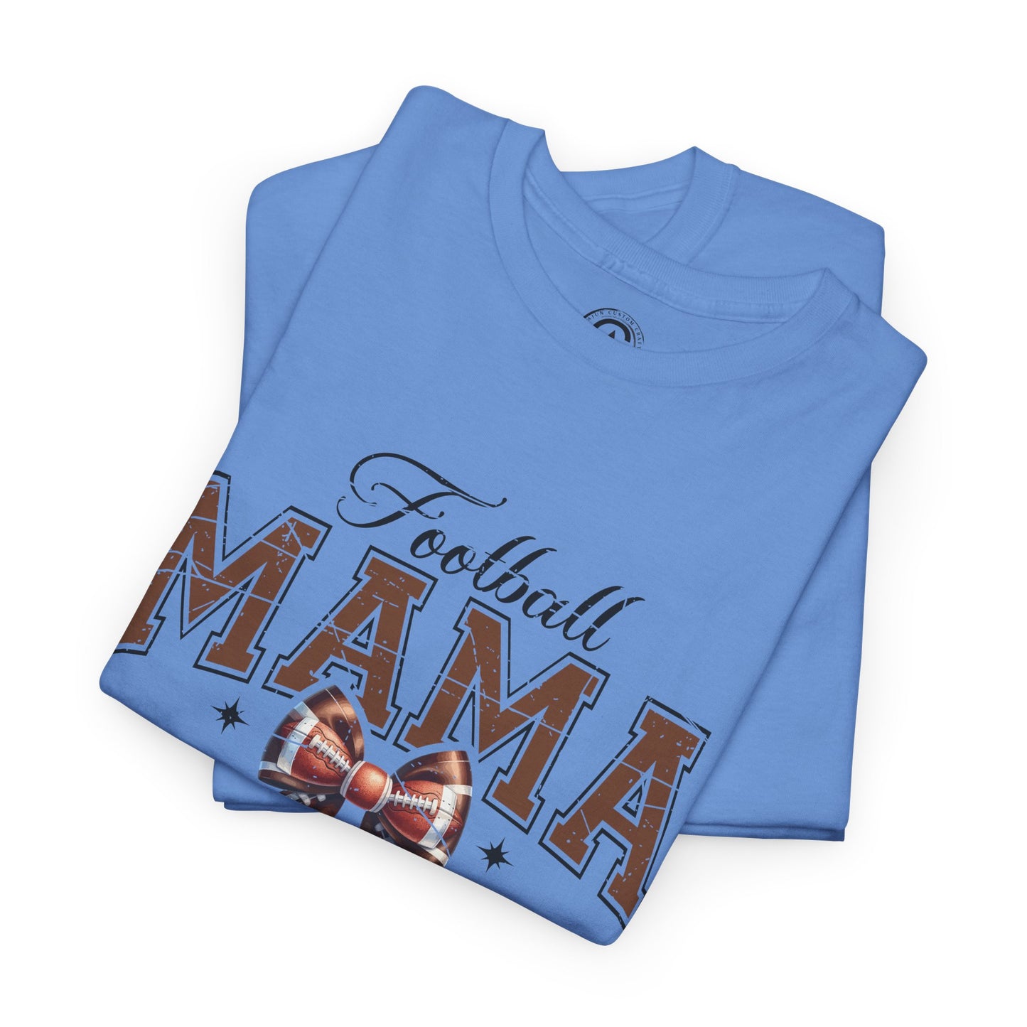 Football Mama Unisex Heavy Cotton Tee | Perfect for Game Day, Sports Events, Gifts for Moms, Casual Wear, Tailgate Parties