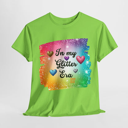 In My Glitter Era Tee - Unisex Heavy Cotton T-Shirt, Perfect for Celebrations, Pride Events, Birthday Gifts, Casual Wear, Colorful Fashion