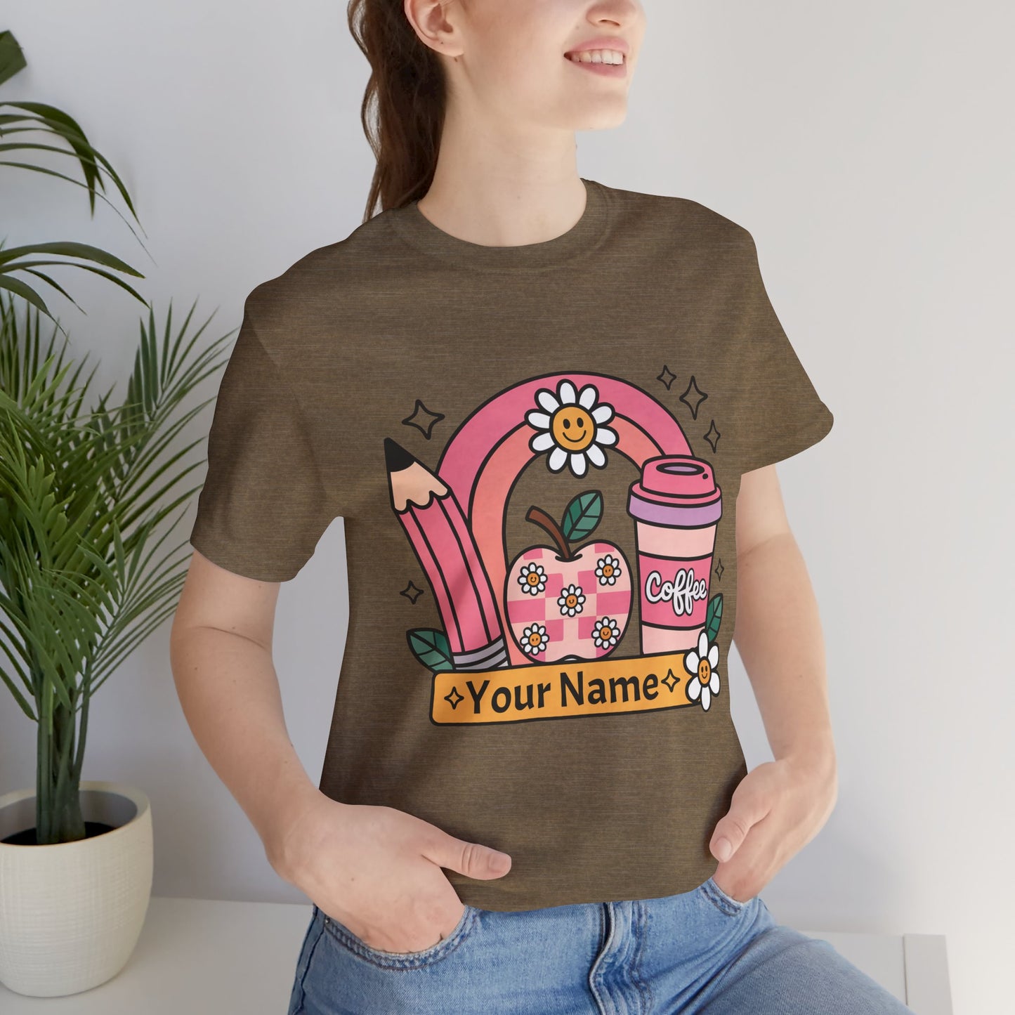 Personalized Teacher Tee, Gift for Educators, Back to School