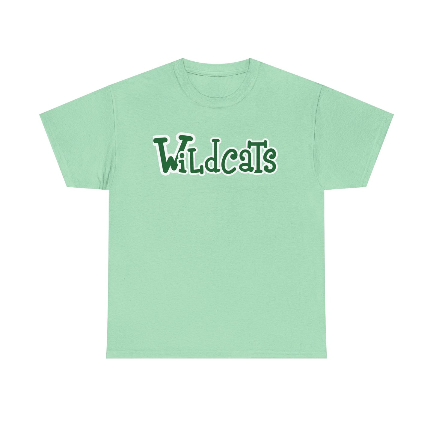 Wildcats Unisex Heavy Cotton Tee - Perfect for Game Day, Casual Wear, Gifts, School Events, Sports Enthusiasts