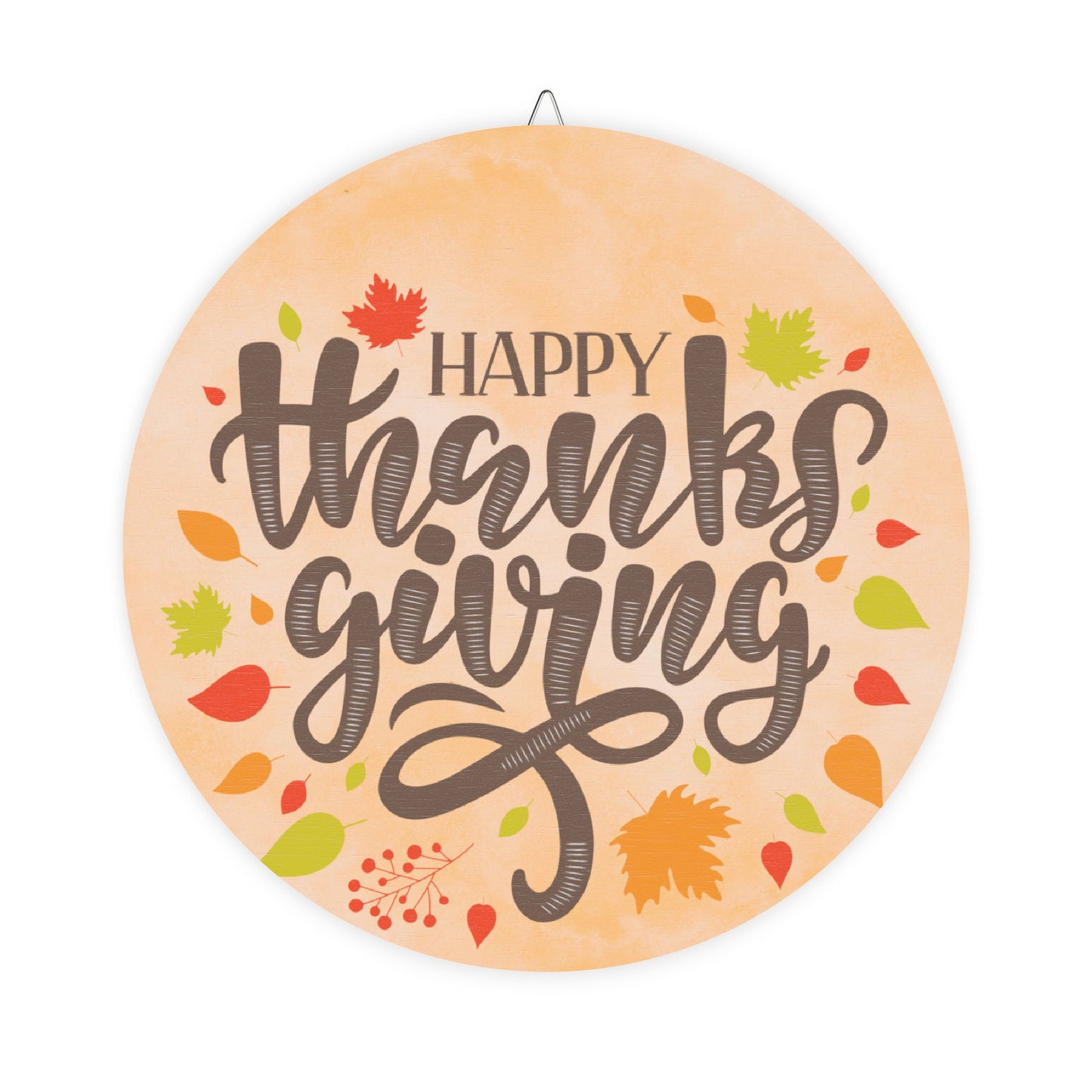 Happy Thanksgiving Door, Decor, Sign, Wreath, Wooden Door Hanger