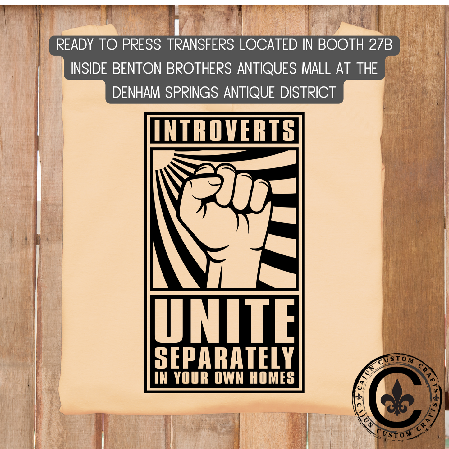 Introverts unite dtf transfer, tshirt, tumbler, jewelry