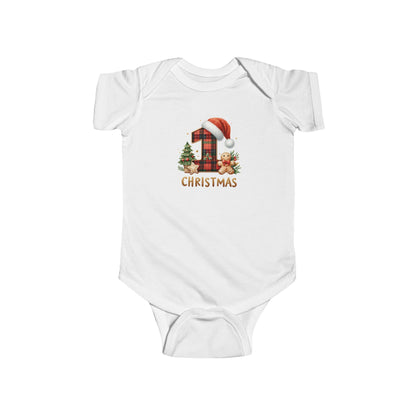 Christmas Infant Bodysuit, Baby 1st, First Christmas