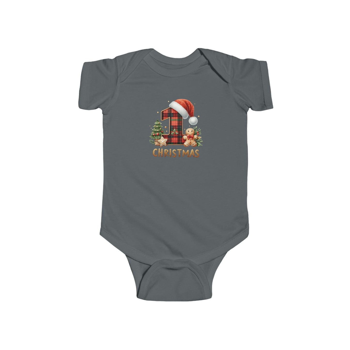 Christmas Infant Bodysuit, Baby 1st, First Christmas