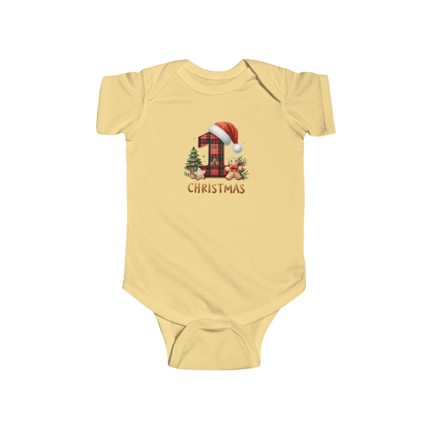 Christmas Infant Bodysuit, Baby 1st, First Christmas
